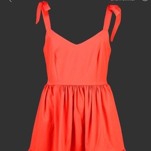 Scoop back dress